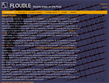 Tablet Screenshot of flouble.com